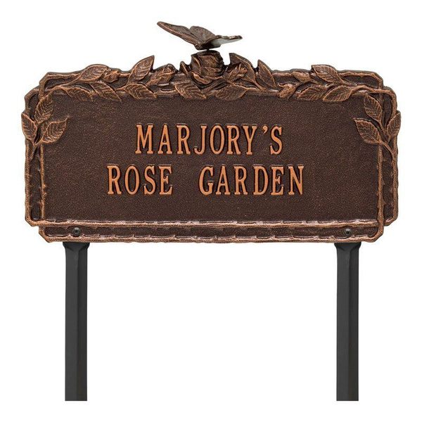 Butterfly Rose Dedication Plaques